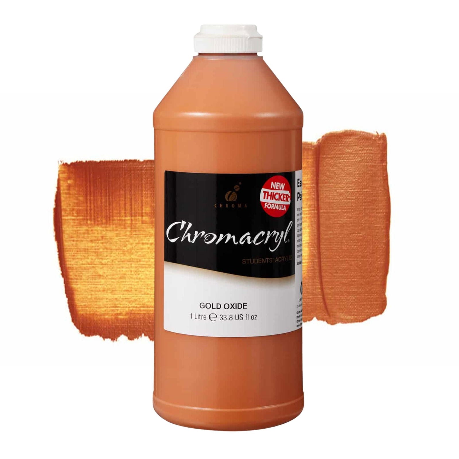 Chromacryl Student Acrylic 1 Litre Gold Oxide