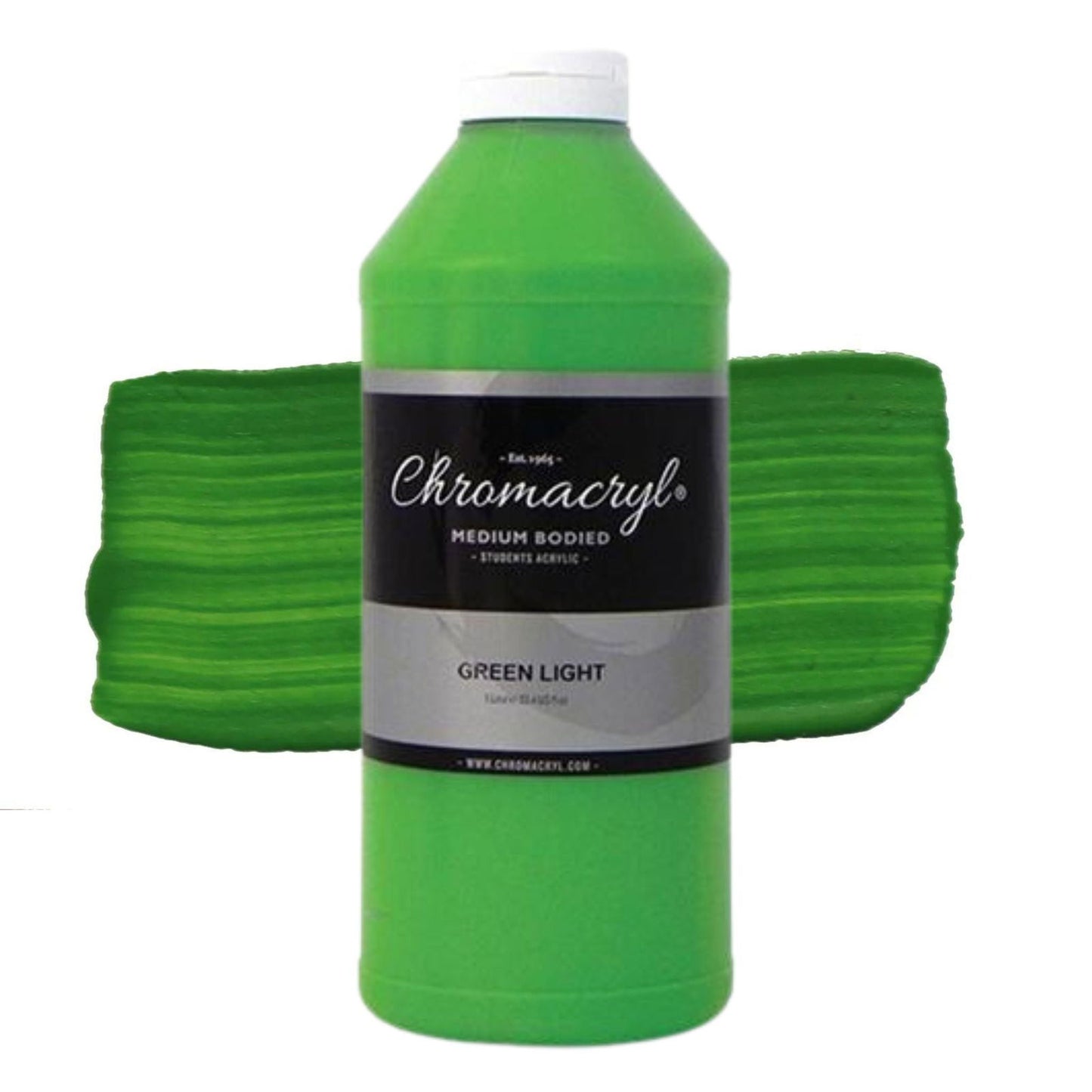 Chromacryl Student Acrylic 1 Litre LIGHT GREEN