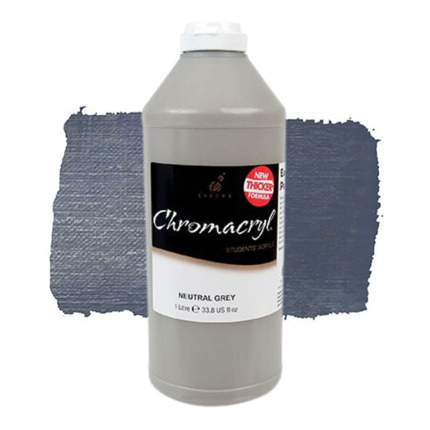 Chromacryl Student Acrylic 1 Litre Neutral Grey