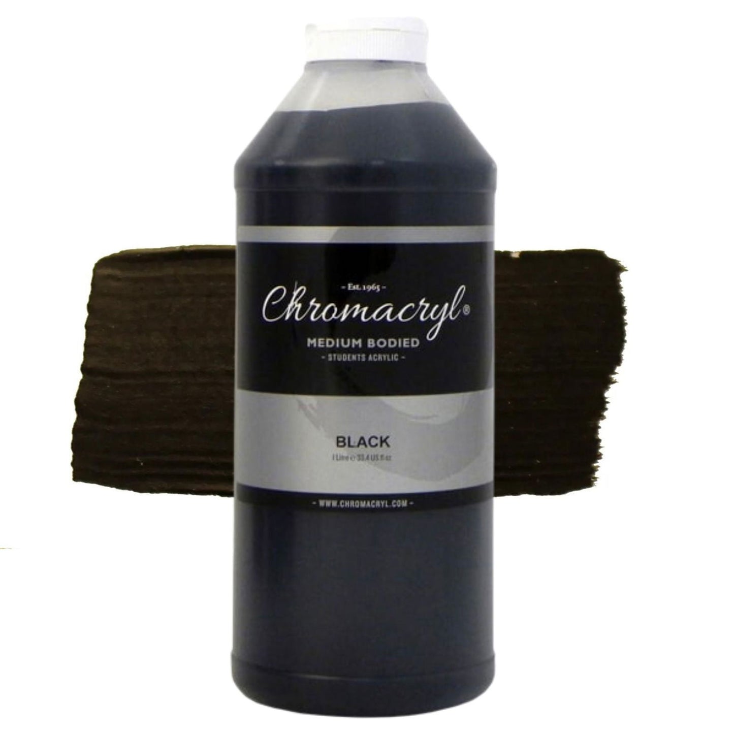 Chromacryl Student Acrylic 1 Litre BLACK