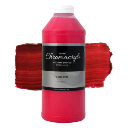 Chromacryl Student Acrylic 1 Litre Cool Red