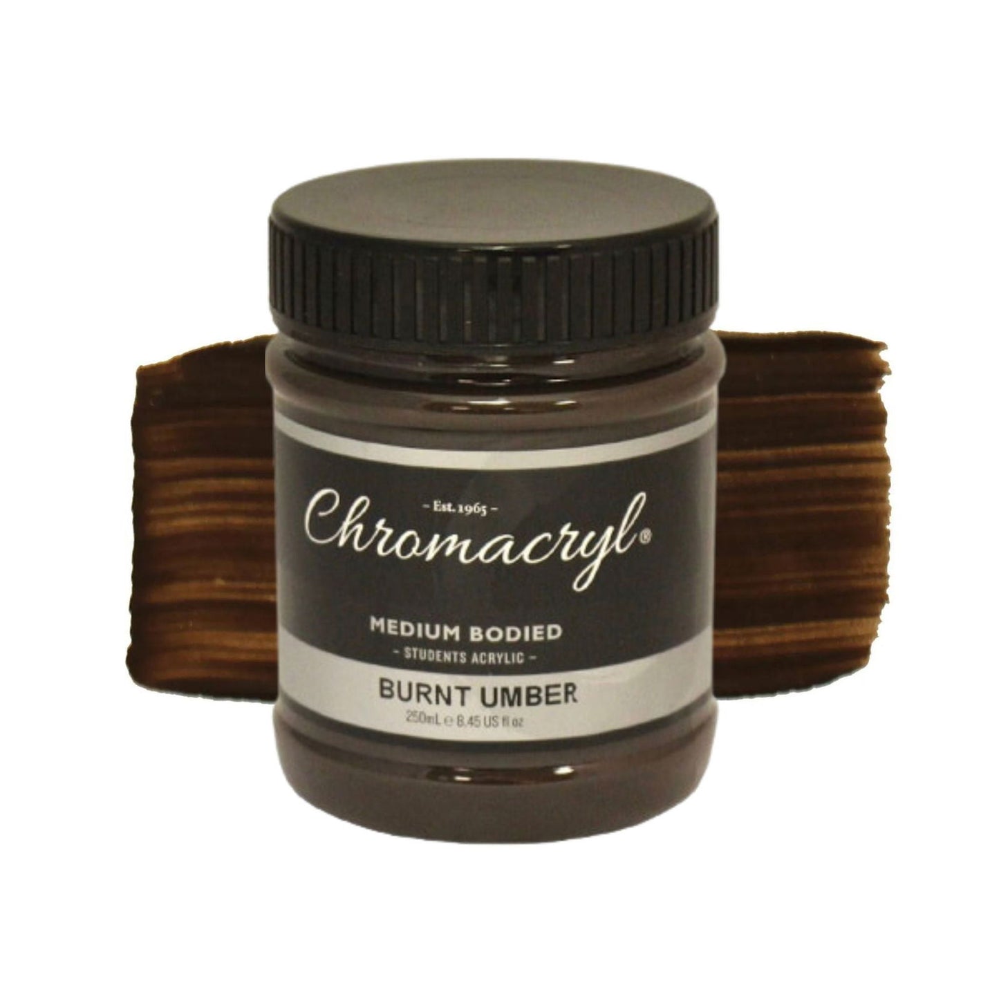 Chromacryl Student Acrylic 250ml BURNT UMBER