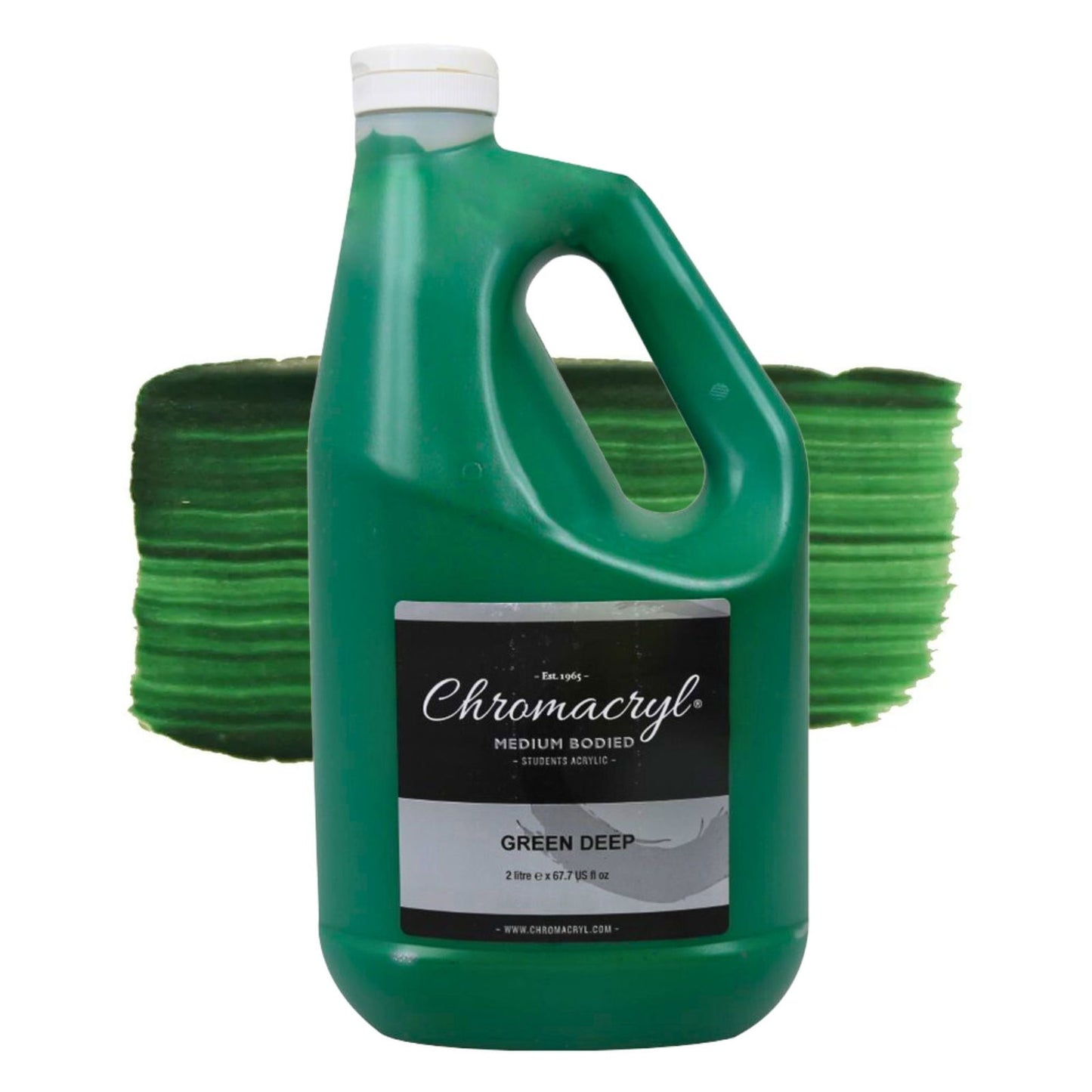 Chromacryl Student Acrylic 2 Litres Deep Green