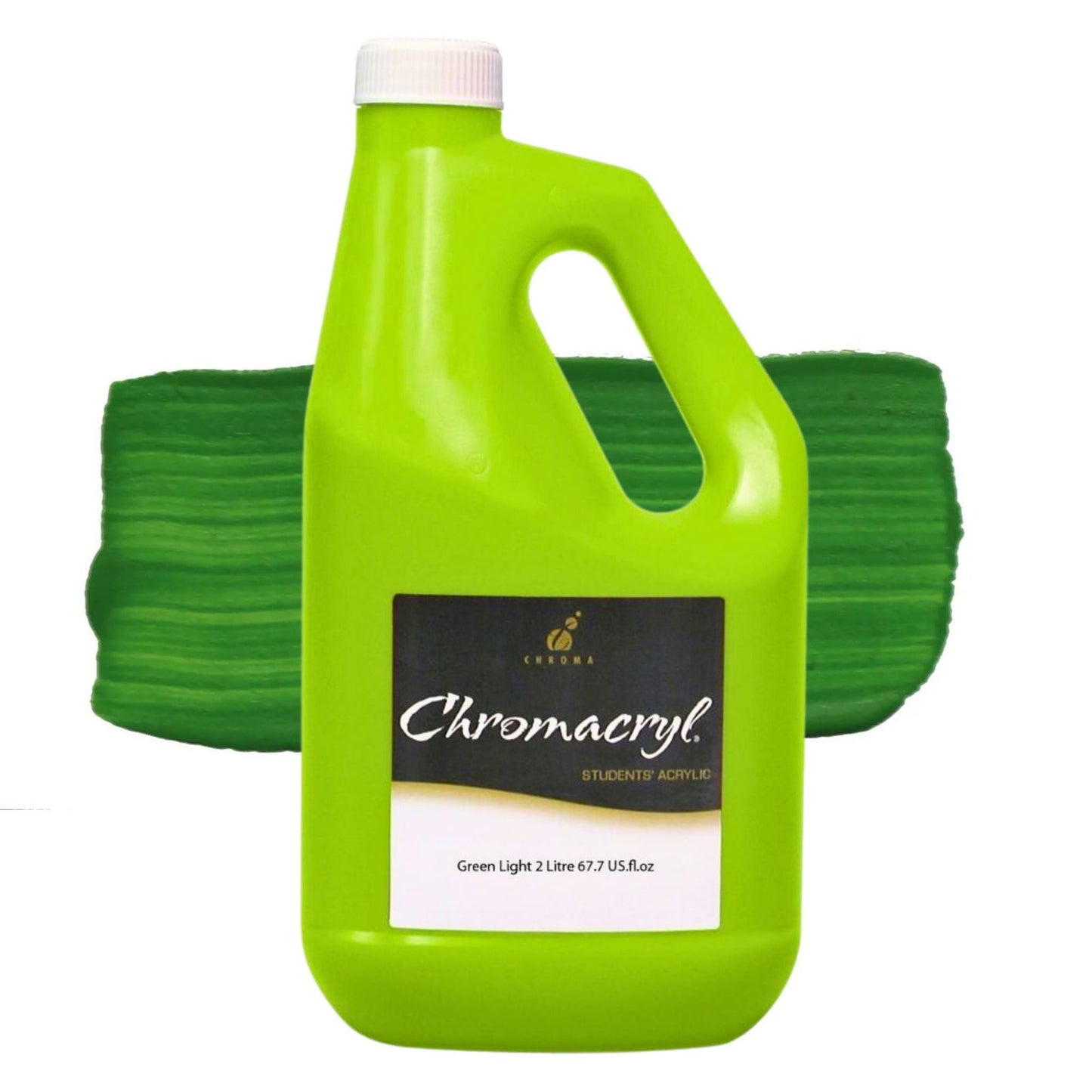 Chromacryl Student Acrylic 2 Litres LIGHT GREEN