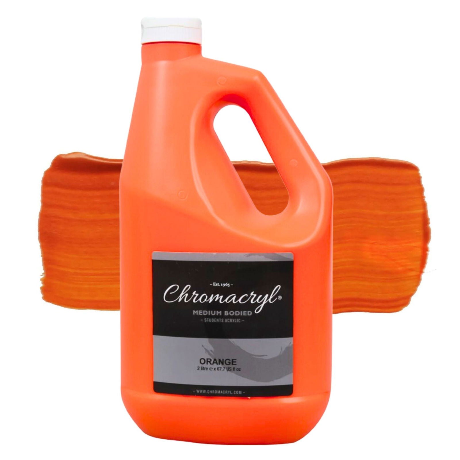 Chromacryl Student Acrylic 2 Litres ORANGE