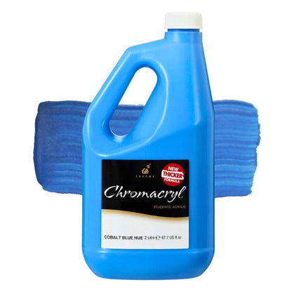 Chromacryl Student Acrylic 2 Litres Cobalt Blue Hue