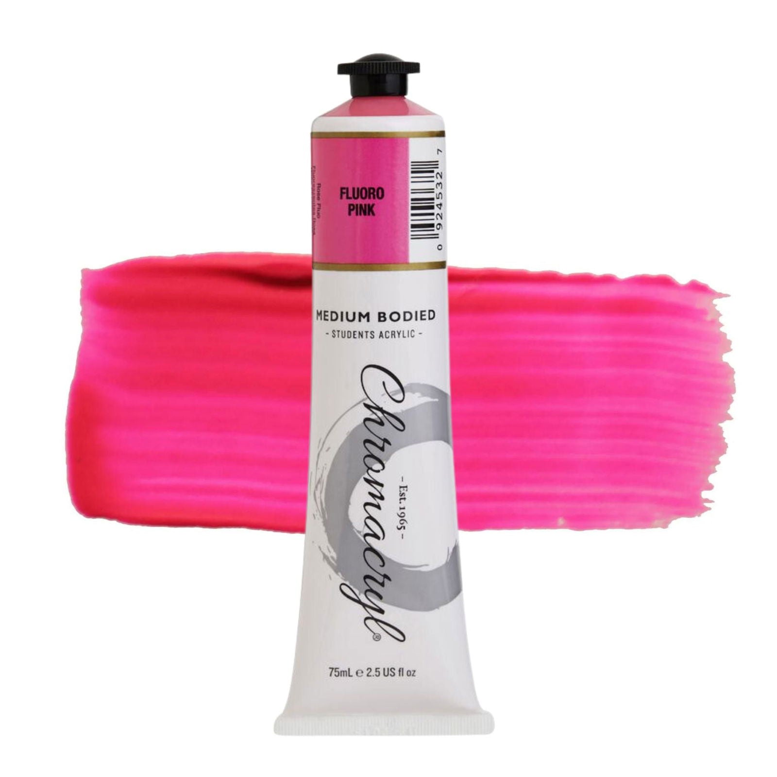 Chromacryl Student Acrylic 75ml Fluoro Pink