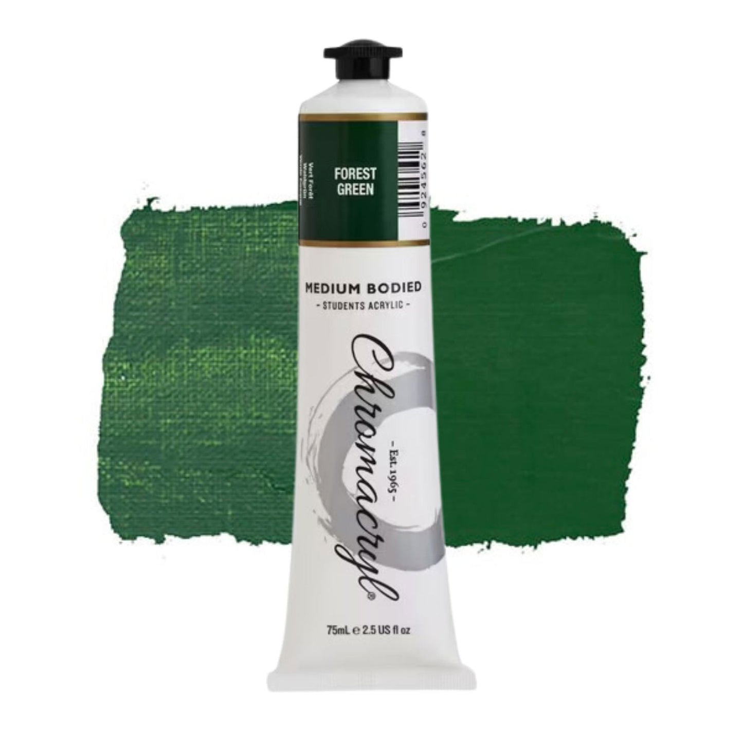 Chromacryl Student Acrylic 75ml Forest Green