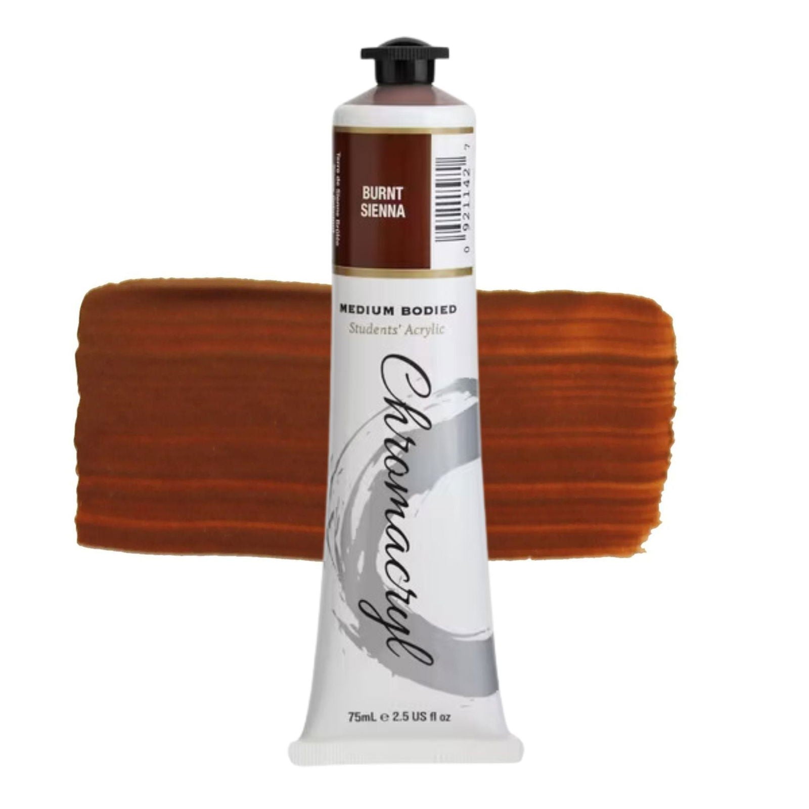 Chromacryl Student Acrylic 75ml BURNT SIENNA