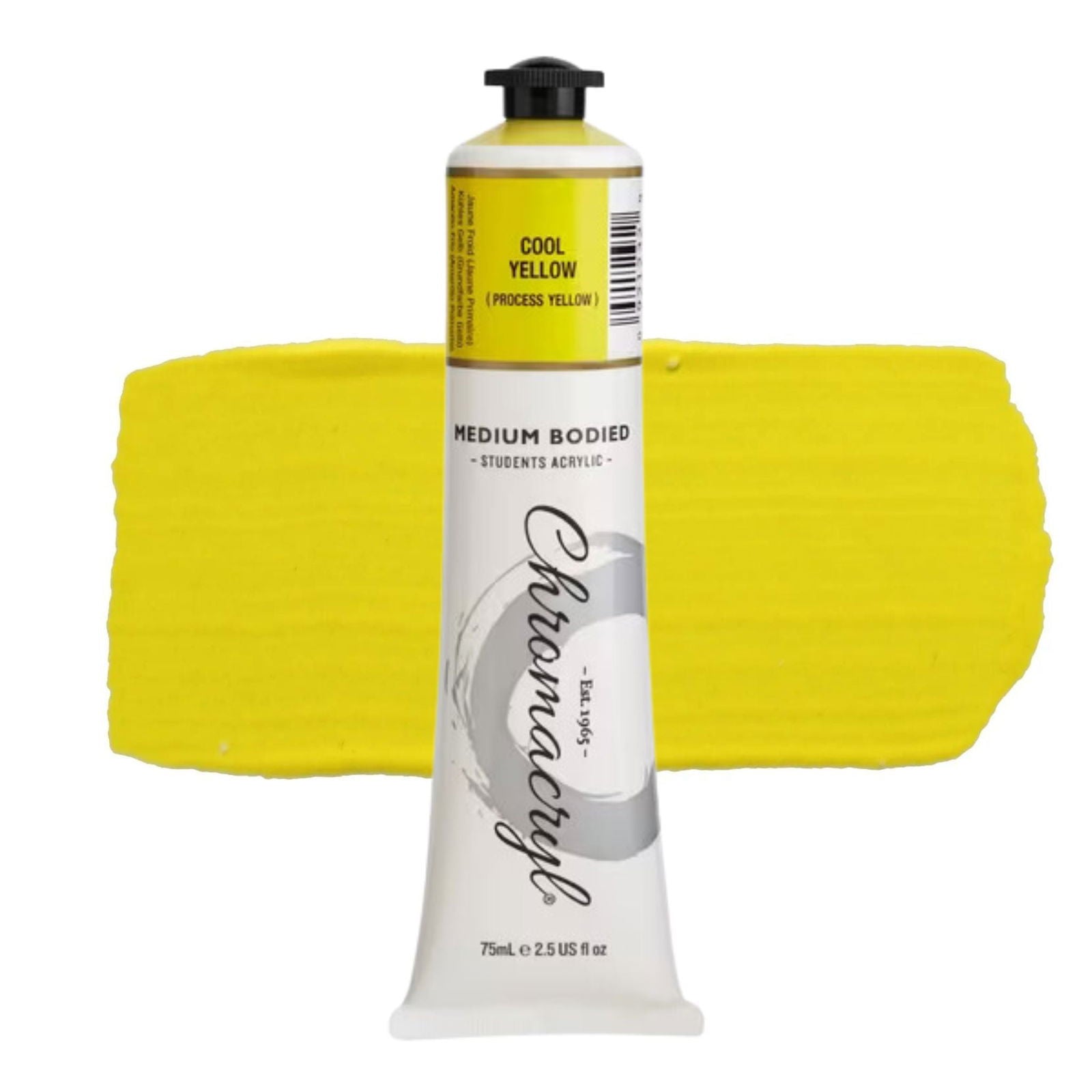 Chromacryl Student Acrylic 75ml Cool Yellow