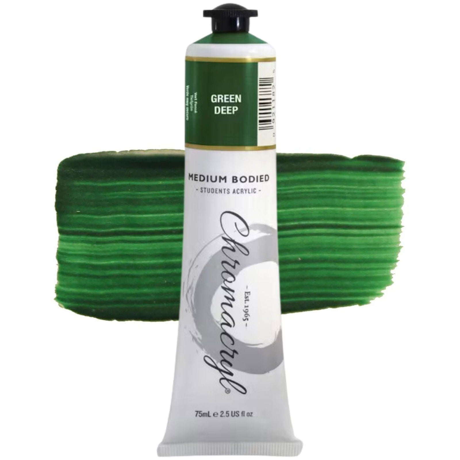 Chromacryl Student Acrylic 75ml Deep Green