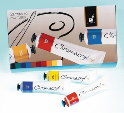 Chromacryl Student Acrylic Set 75ml x 10