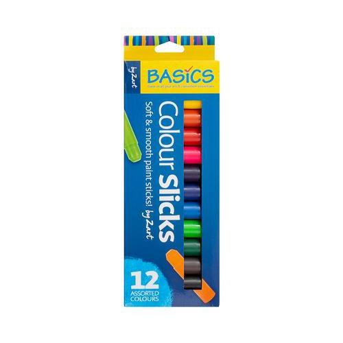 Colour Slicks by Zart Pack of 12