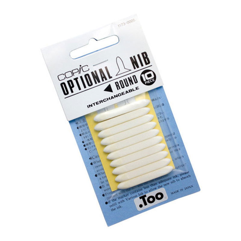 Copic Marker Spare Nibs Pkt 10 Round