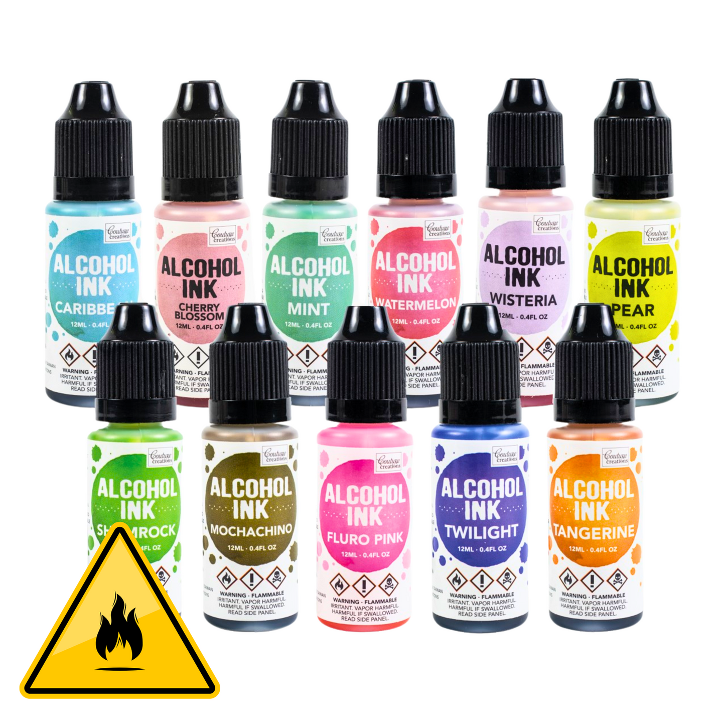 Couture Creations Alcohol Ink Standard Colours 12ml