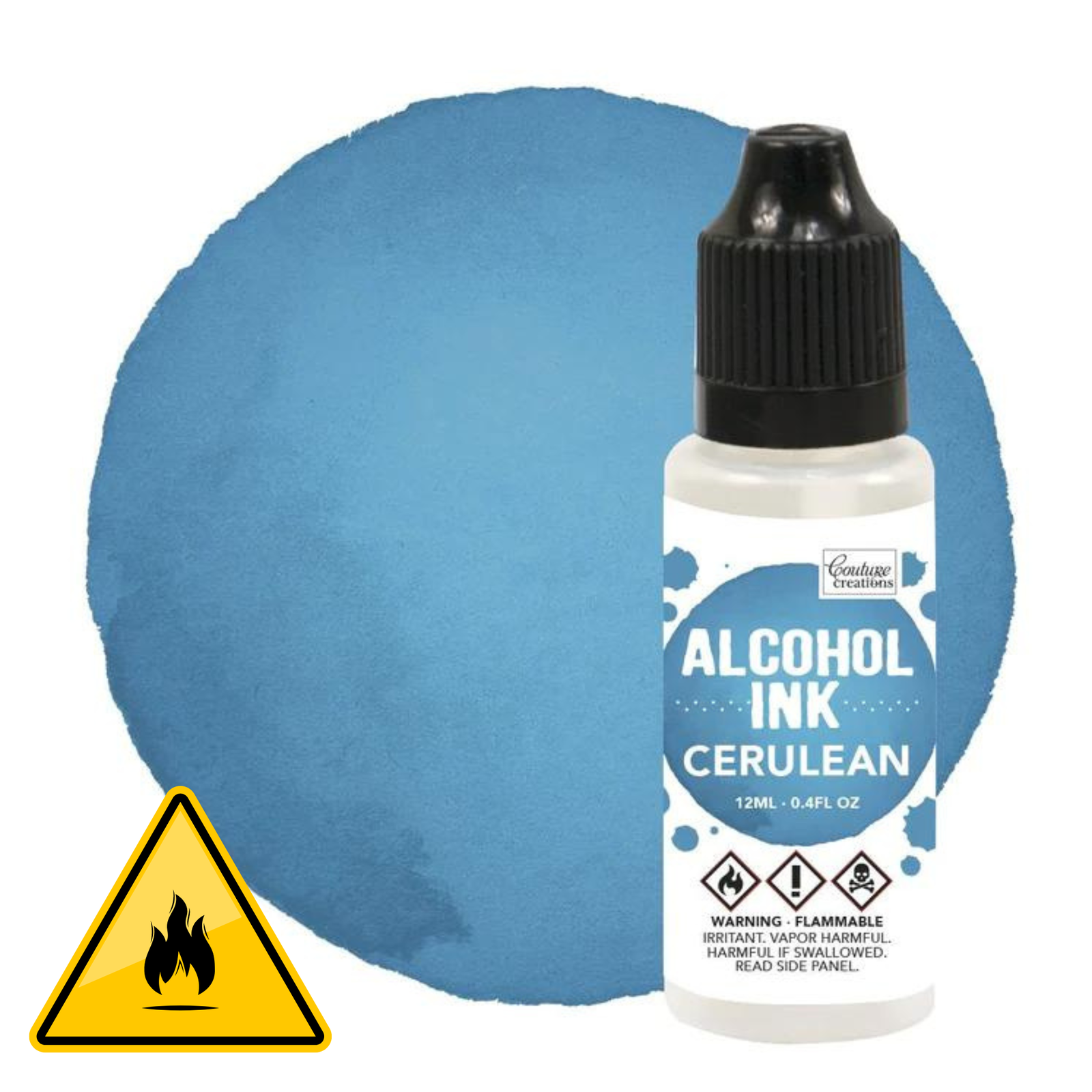 Couture Creations Alcohol Ink Standard Colours 12ml Cerulean