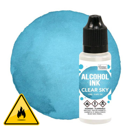 Couture Creations Alcohol Ink Standard Colours 12ml Clear Sky