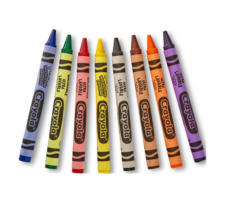 Crayola Washable Large Crayons Set of 8