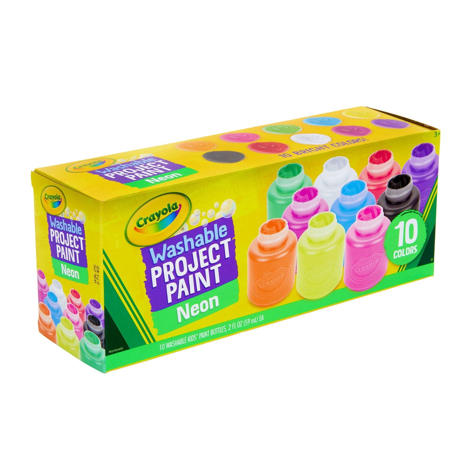 Crayola Washable Neon Paint 10 x 59ml