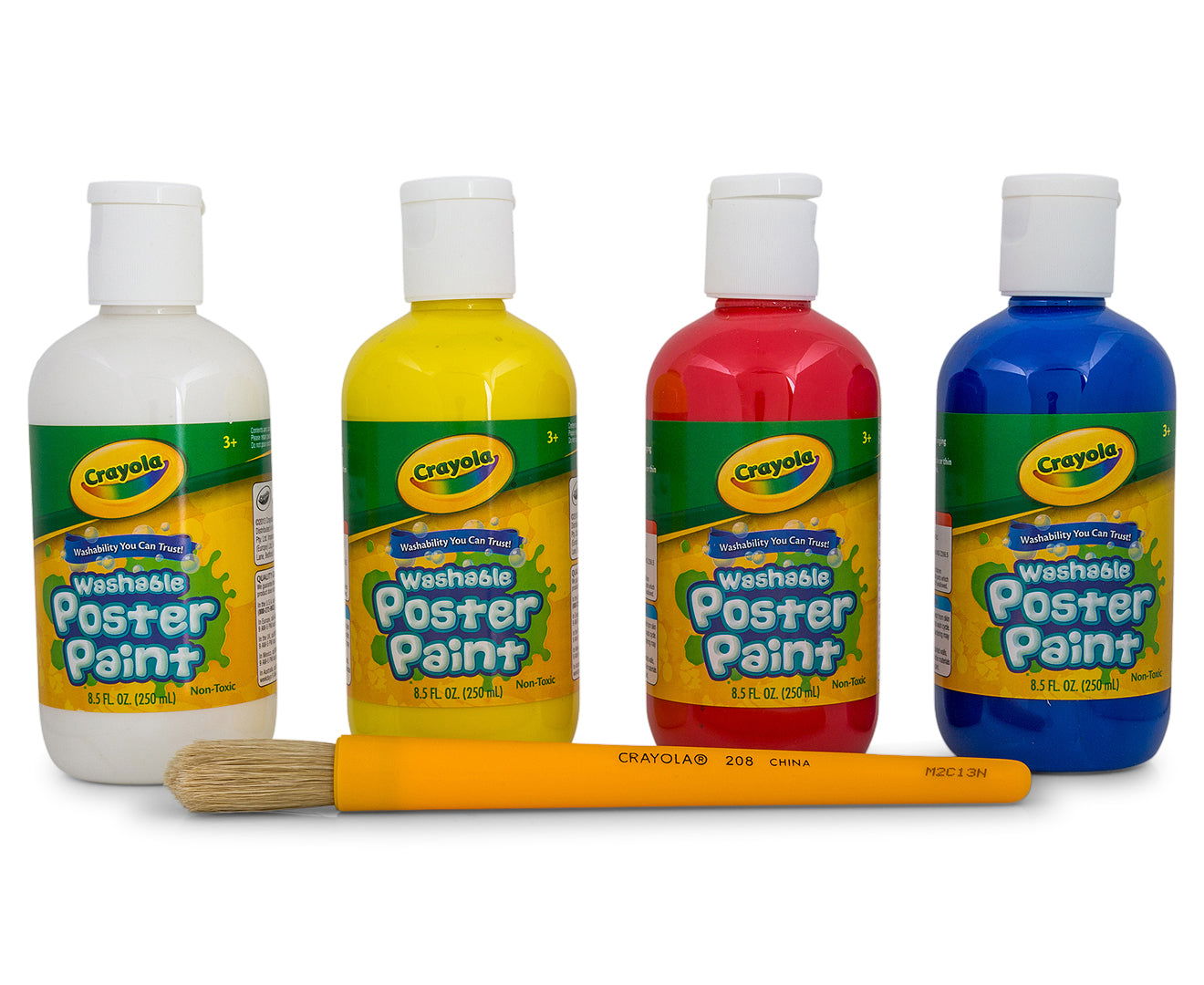 Crayola Washable Poster Paint 4 x 250ml