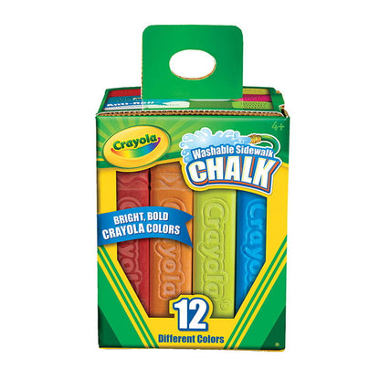 Crayola Washable Sidewalk Chalk 12 piece