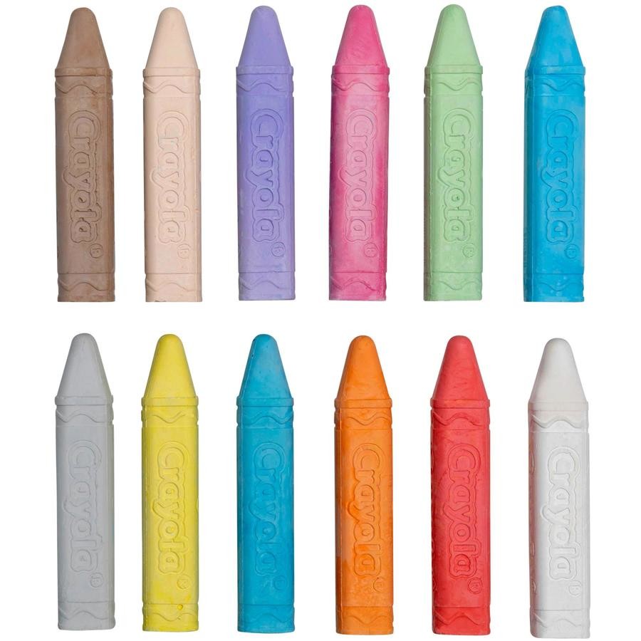 Crayola Washable Sidewalk Chalk 12 piece