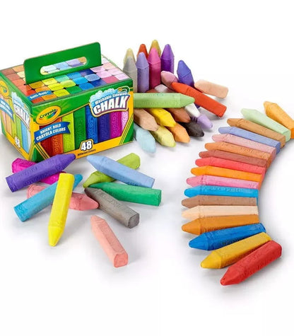 Crayola Washable Sidewalk Chalk 48 piece