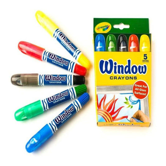 Crayola Washable Window Crayons Set of 5