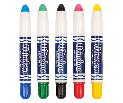 Crayola Washable Window Crayons Set of 5