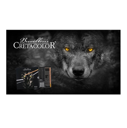 Cretacolor Wolf Box Drawing Set Tin 25