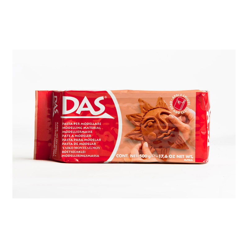 DAS AIR-HARDENING CLAY 500g TERRACOTTA