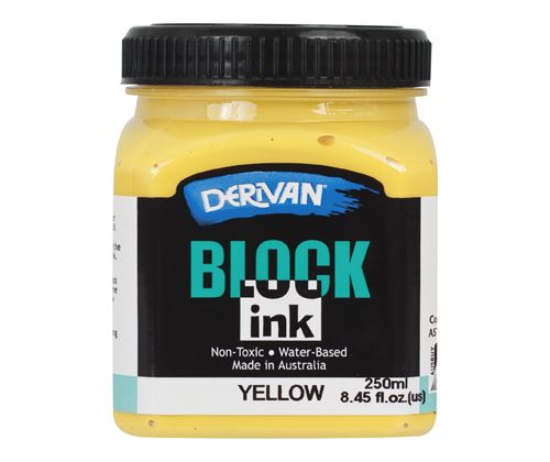 DERIVAN BLOCK INK 250ml YELLOW - WARM