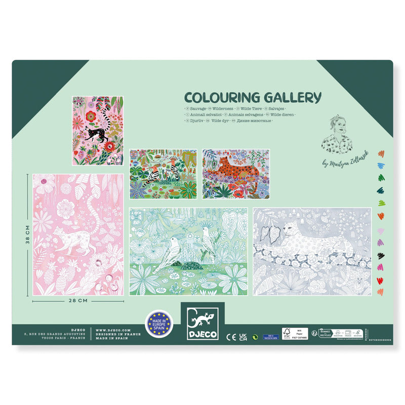 Djeco Colouring Gallery - Wilderness