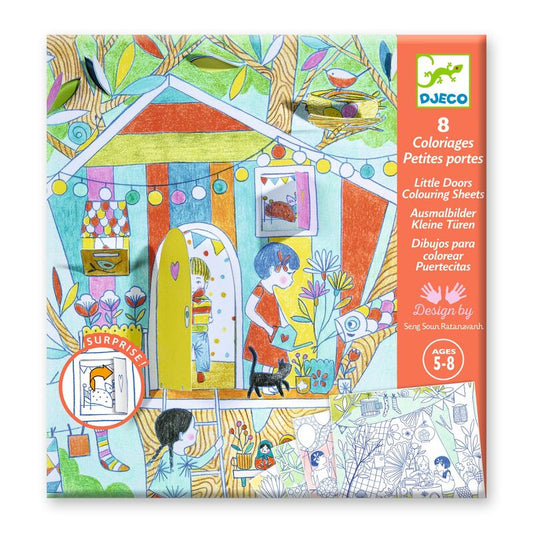 Djeco Ninas Play Tent Colouring Surprise Kit