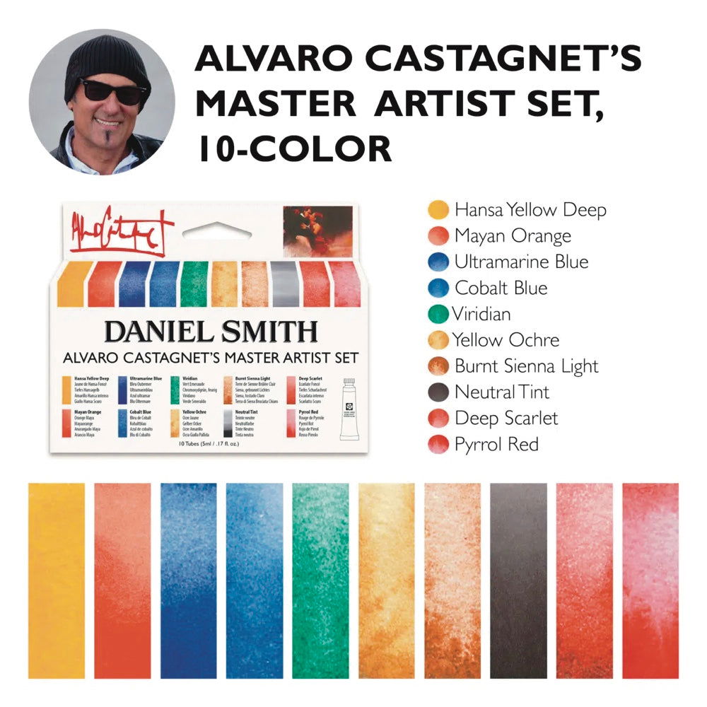 Daniel Smith Watercolour Artist Set - Alvaro Castagnet 10 x 5ml