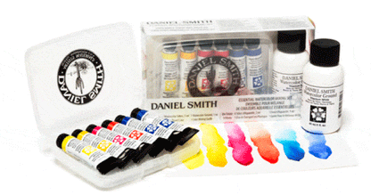 Daniel Smith Watercolour Essentials Mixing Set of 6 x 5ml plus Ground