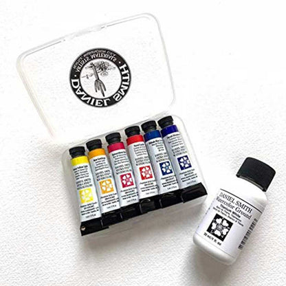 Daniel Smith Watercolour Essentials Mixing Set of 6 x 5ml plus Ground