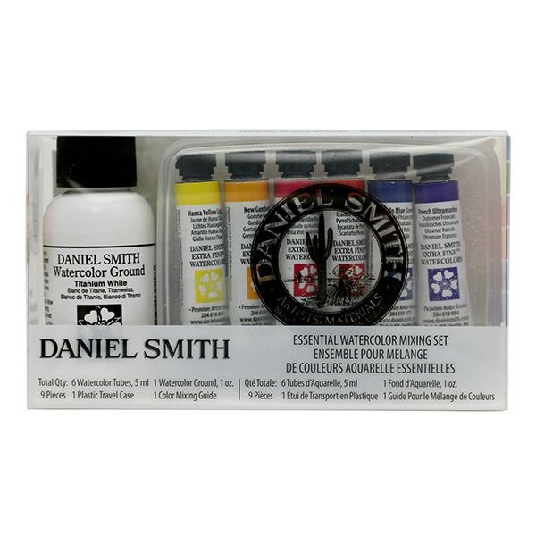 Daniel Smith Watercolour Essentials Mixing Set of 6 x 5ml plus Ground