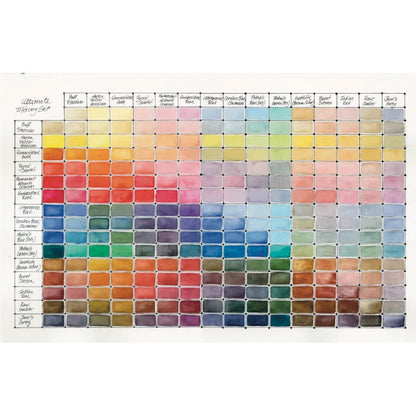 Daniel Smith Watercolour Half Pan Set of 15 - Ultimate Mixing