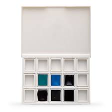 Daniel Smith Watercolour Half Pan Set of 6 - Blues