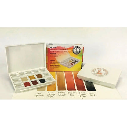 Daniel Smith Watercolour Half Pan Set of 6 - Earth