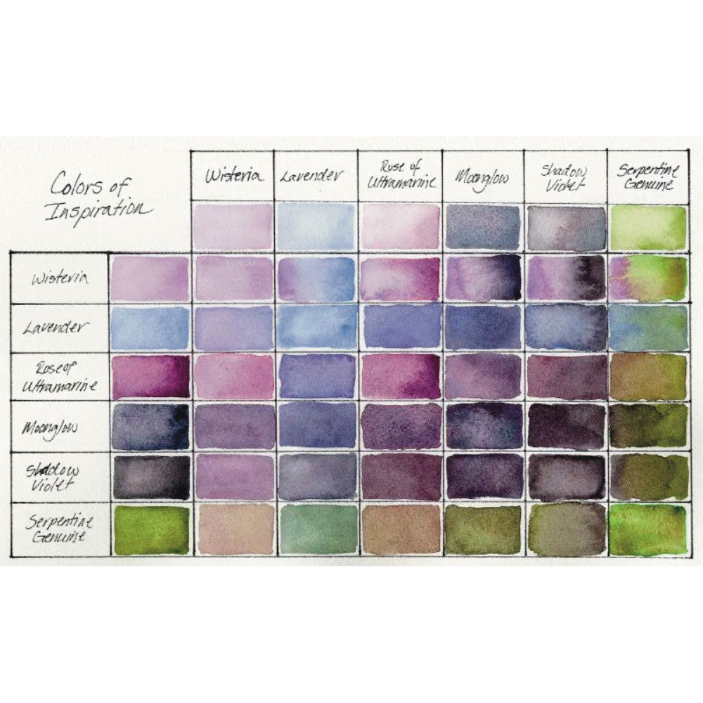 Daniel Smith Watercolour Half Pan Set of 6 - Inspiration