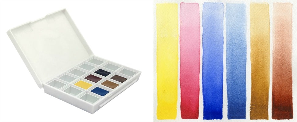 Daniel Smith Watercolour Half Pan Set of 6 - Sketcher