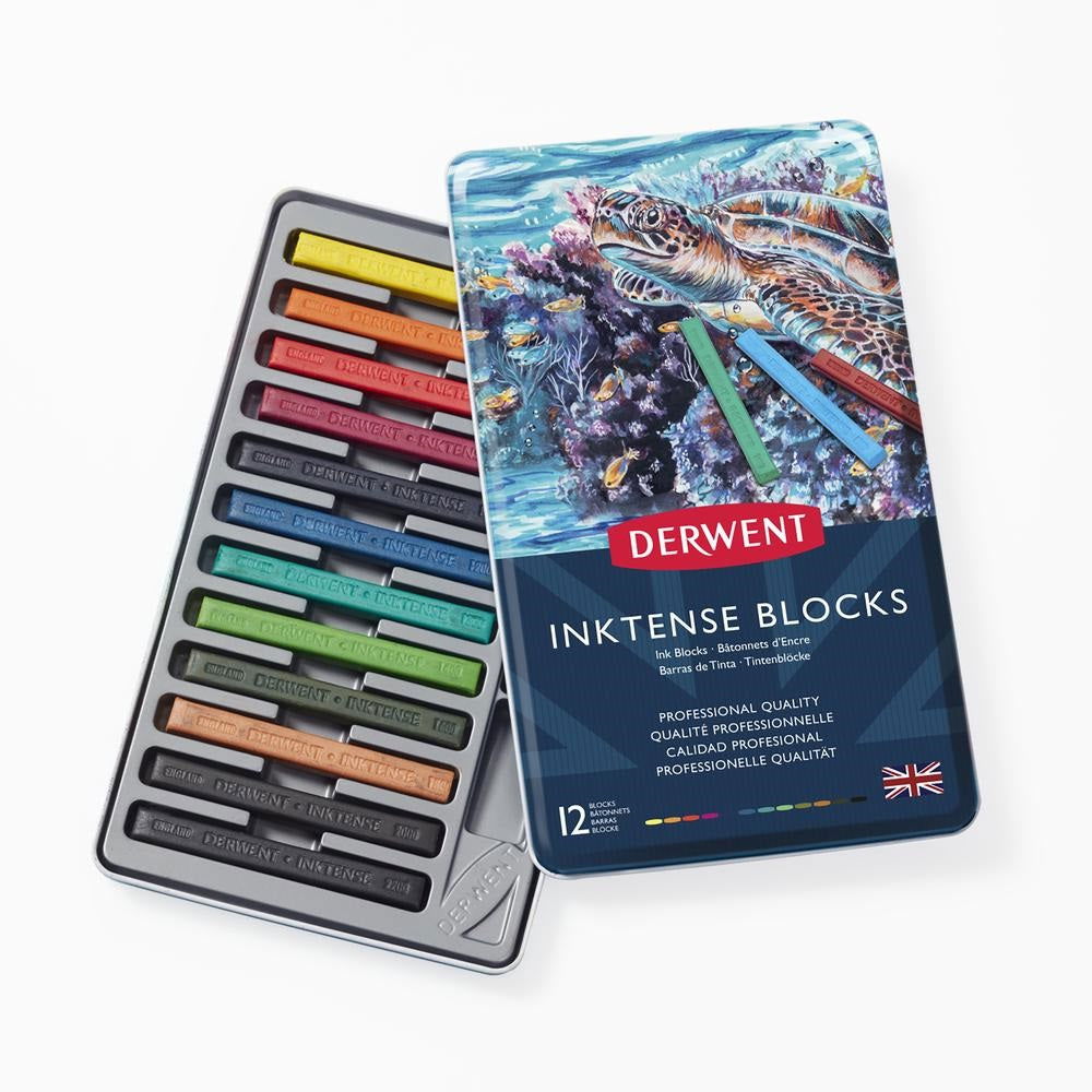 Derwent Inktense BLOCKS tin 12