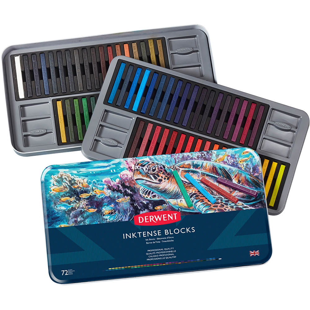 Derwent Inktense BLOCKS tin 72