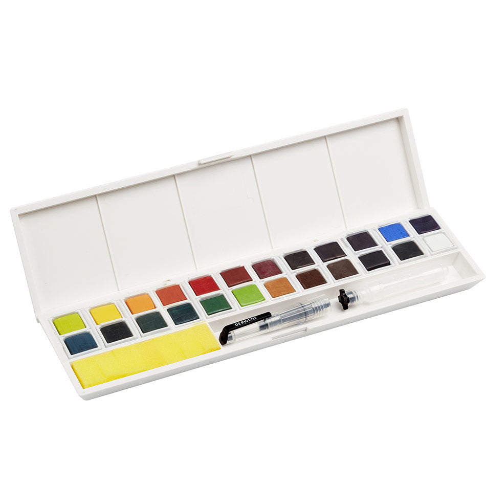 Derwent Inktense Paint Pan Travel Set of 24