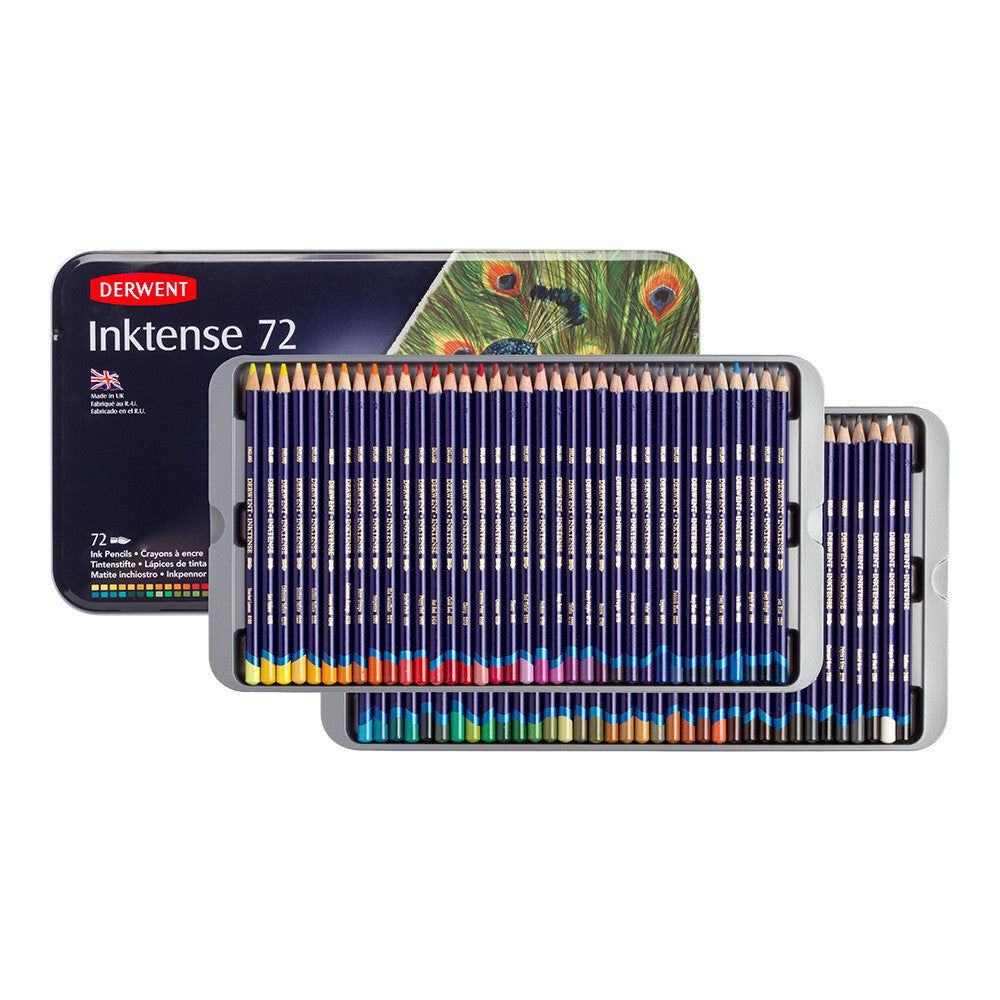 Derwent Inktense Pencil Tin of 72 Assorted