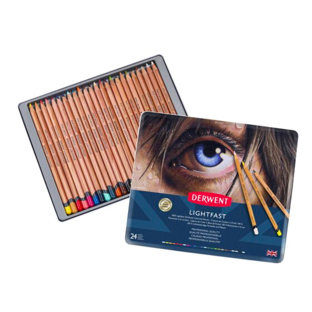 Derwent Lightfast Pencils Tin of 24