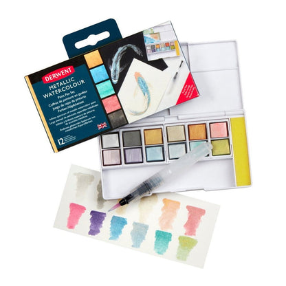 Derwent Paint Pan Set - Metallic x 12