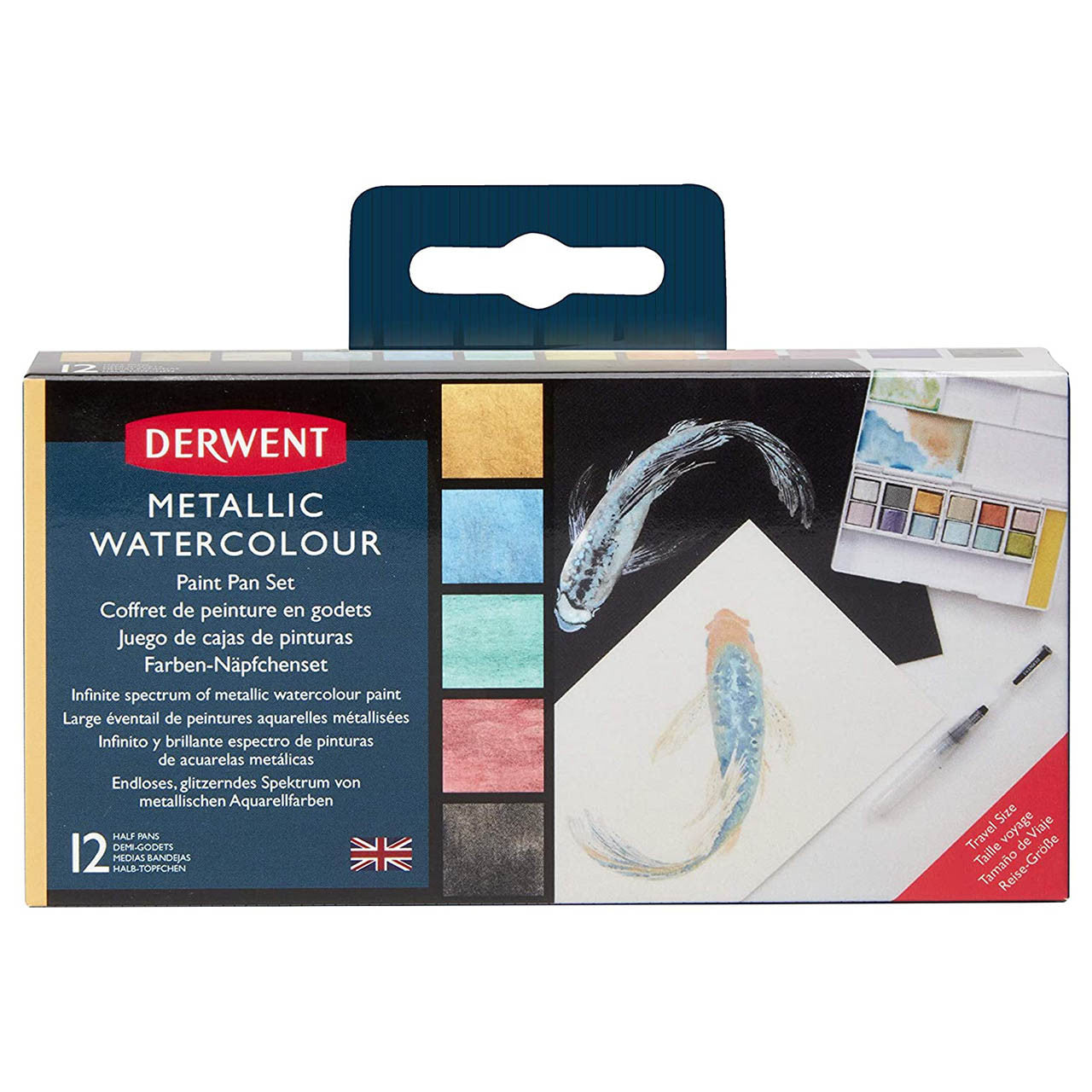 Derwent Paint Pan Set - Metallic x 12